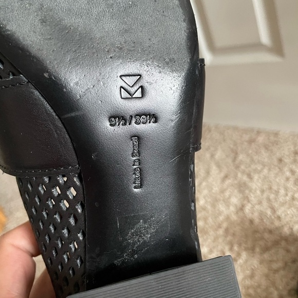 Mercedes Castillo Mati Perforated Convertible Loafer Black Size 9.5 - Picture 10 of 10